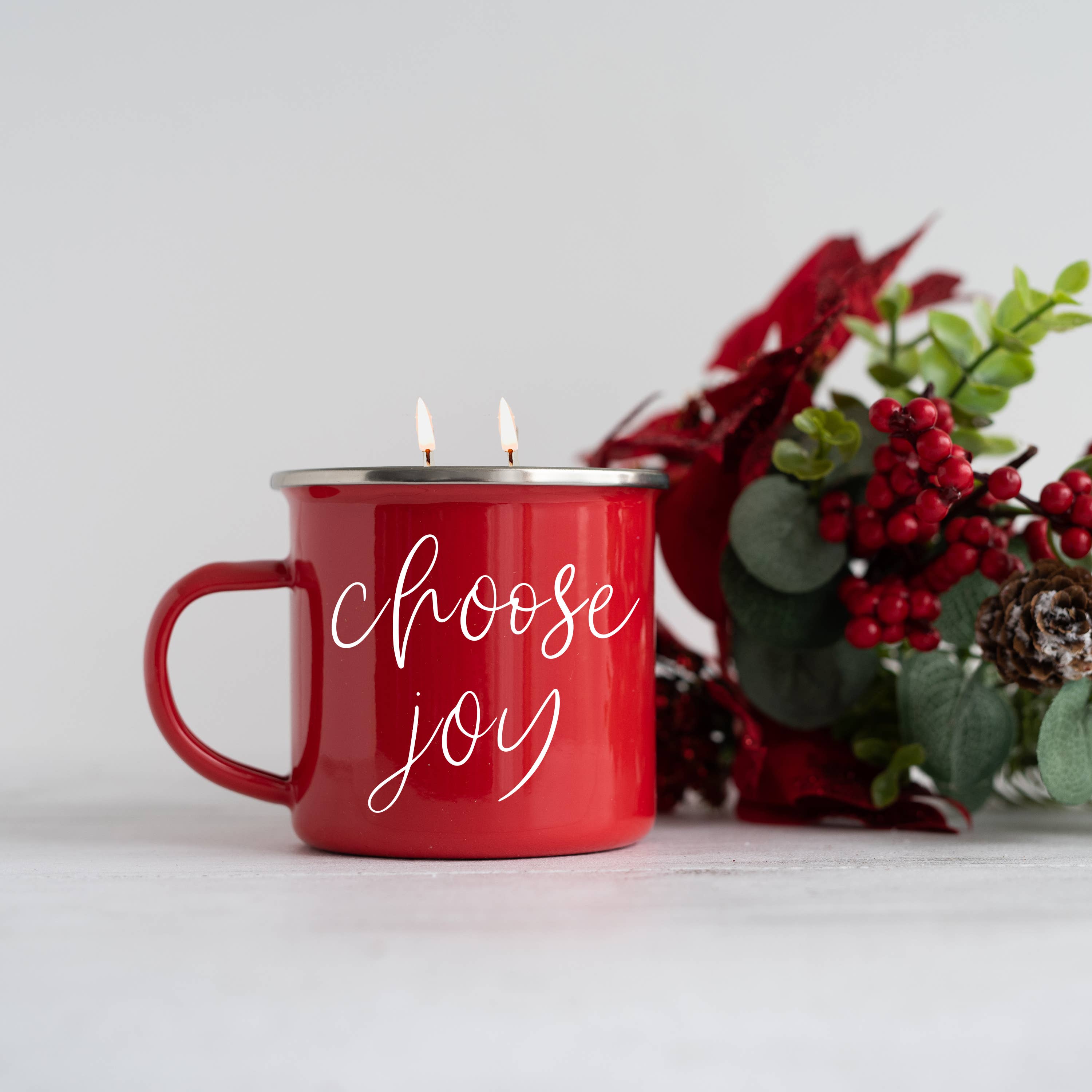 Christmas Scented Candles Soy, Unique Holiday Mug Candles lg