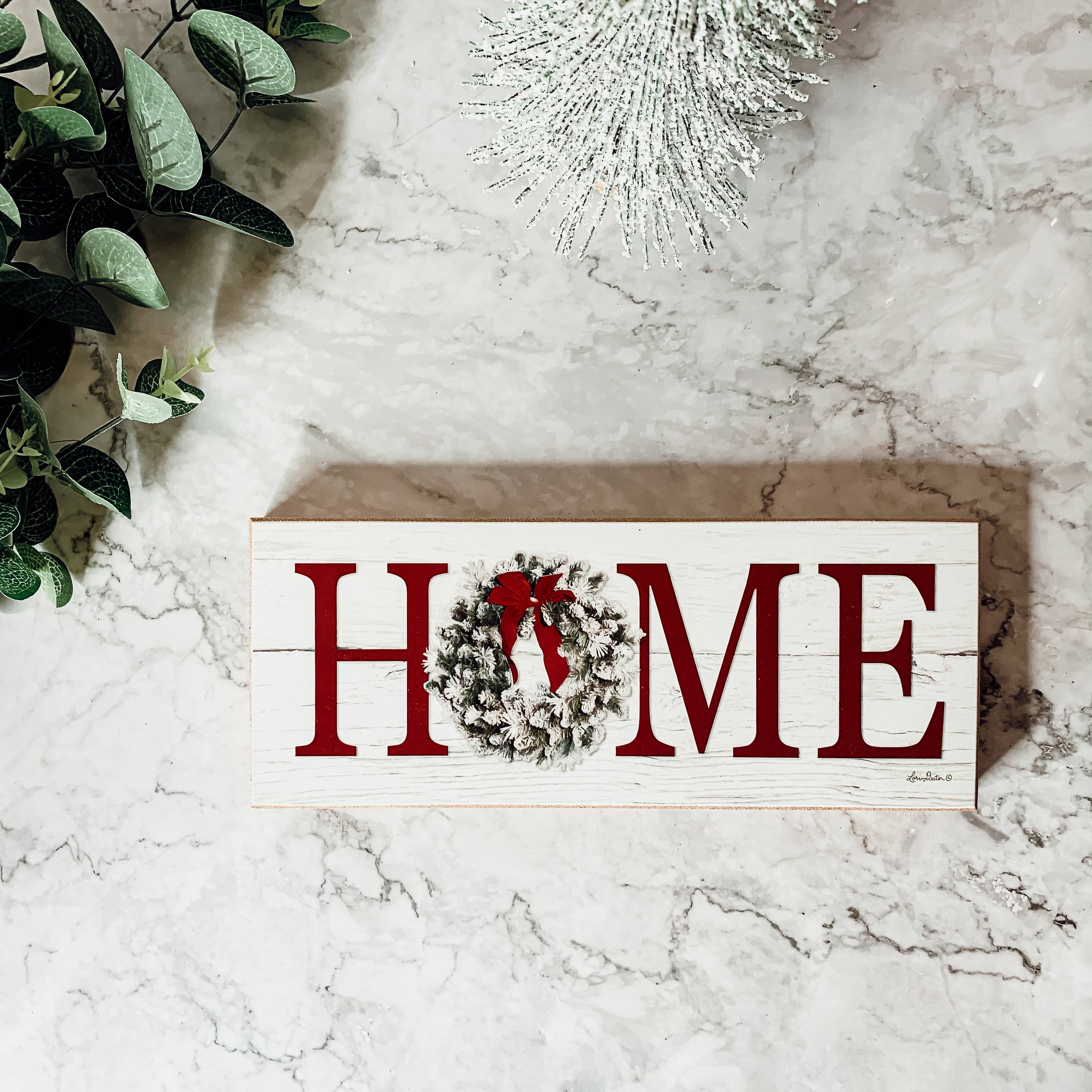 Christmas Home Signs, Wooden Christmas Decorations Modern