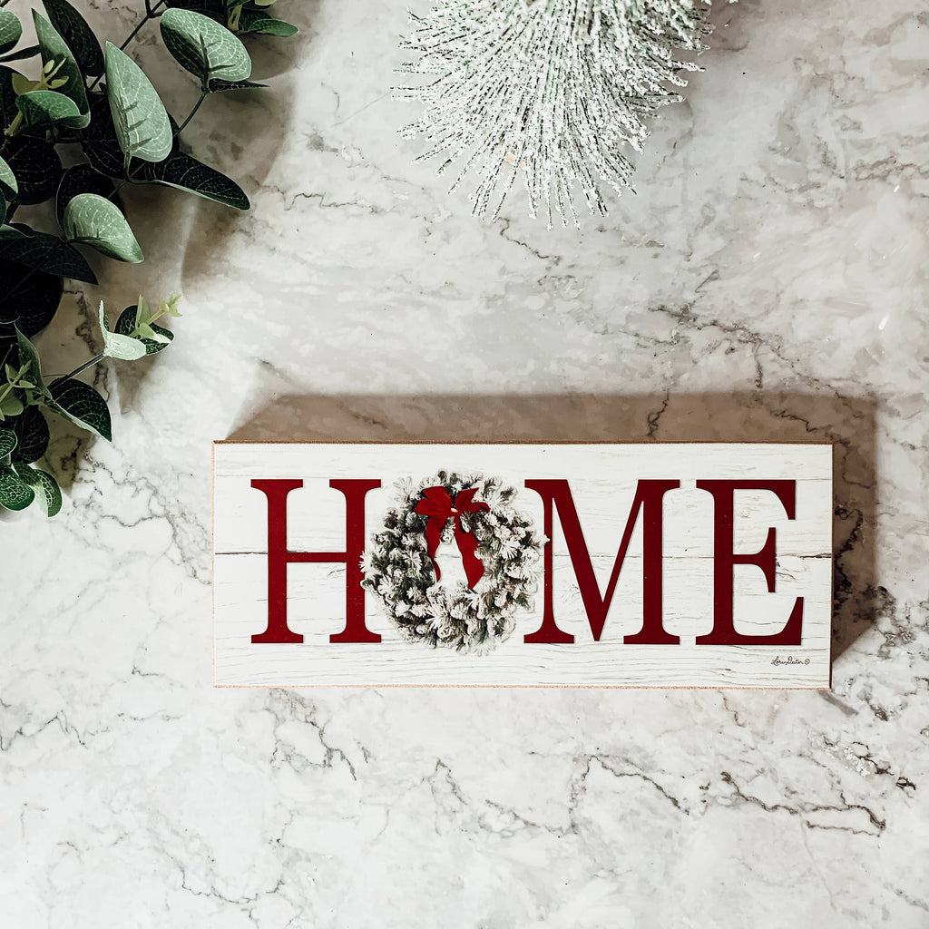 Merry Christmas to all & to all a Good Night Sign, Red Decor
