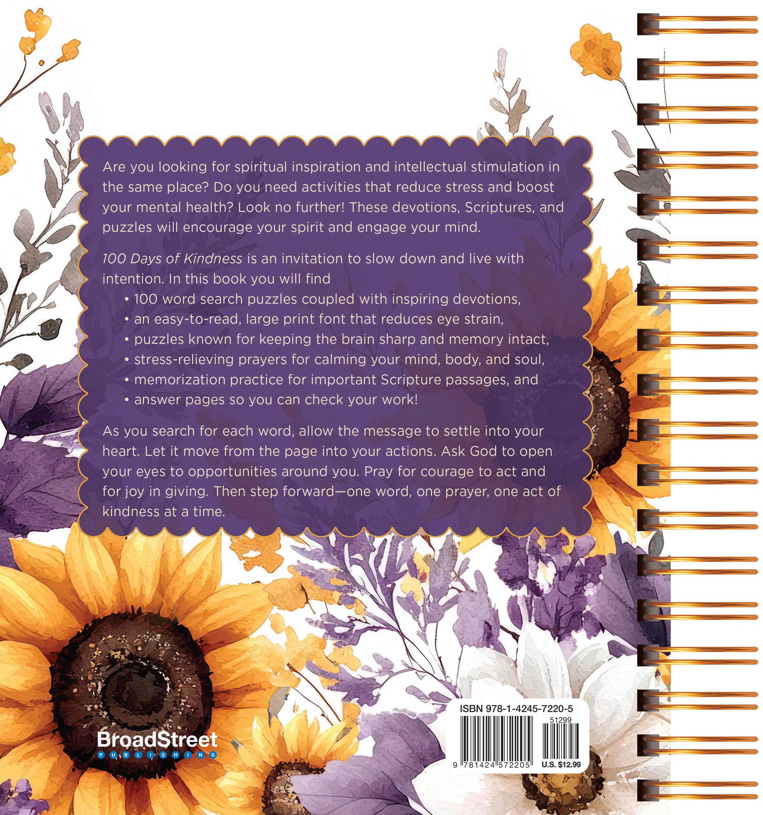 100 Days of Kindness (Word Search Devotional) NEW!