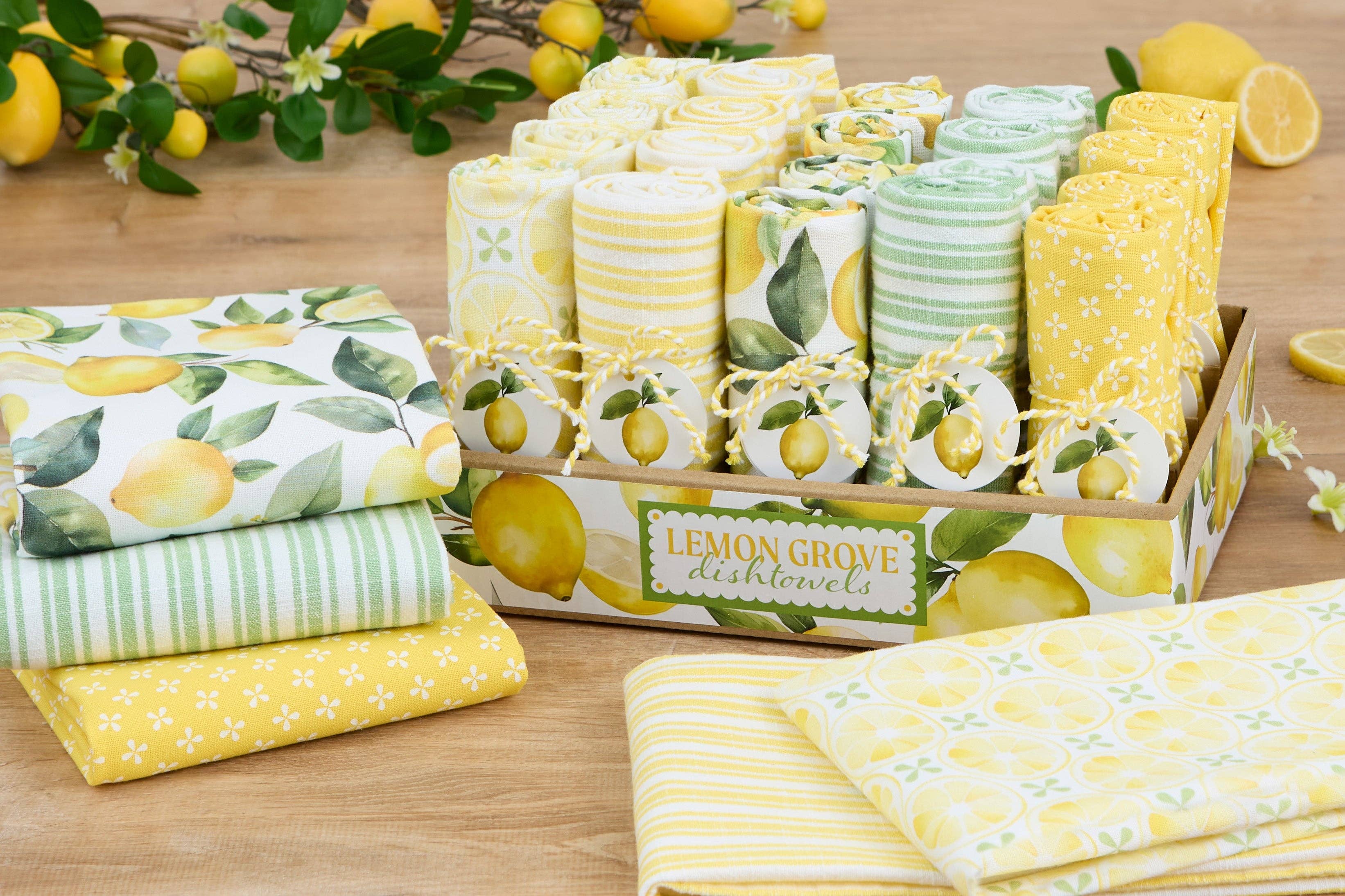 Lemon Grove Assorted Dishtowels- PDQ