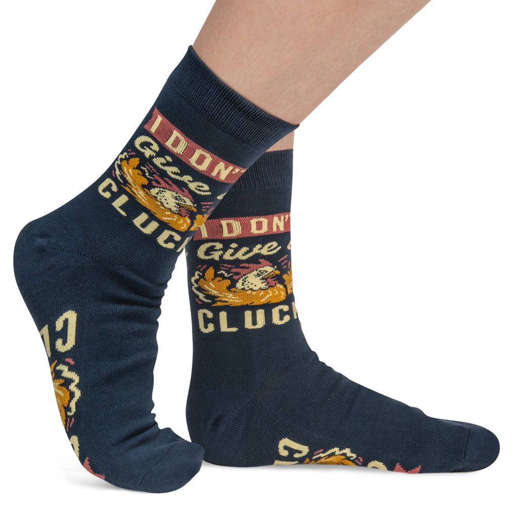 I Don't Give a Cluck Chicken Socks Gift for Women and Men
