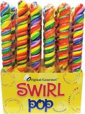 Original Gourmet Giant Spiral Swirl Pops, 5oz, 24ct