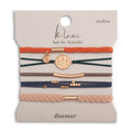 "Discover" Gold Pine Tree Charm Hair Tie Bracelets