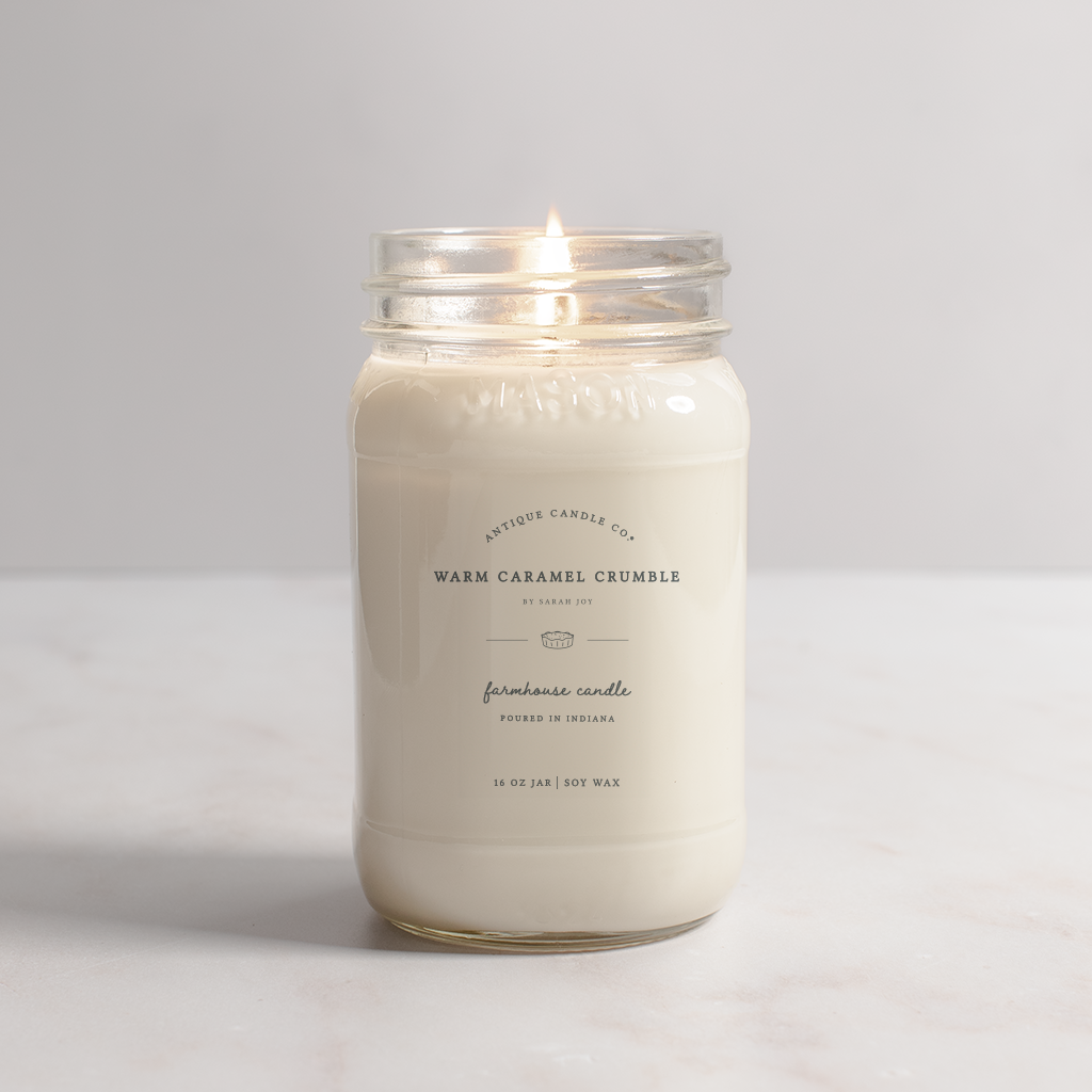 Warm Caramel Crumble - Soy Wax Candle