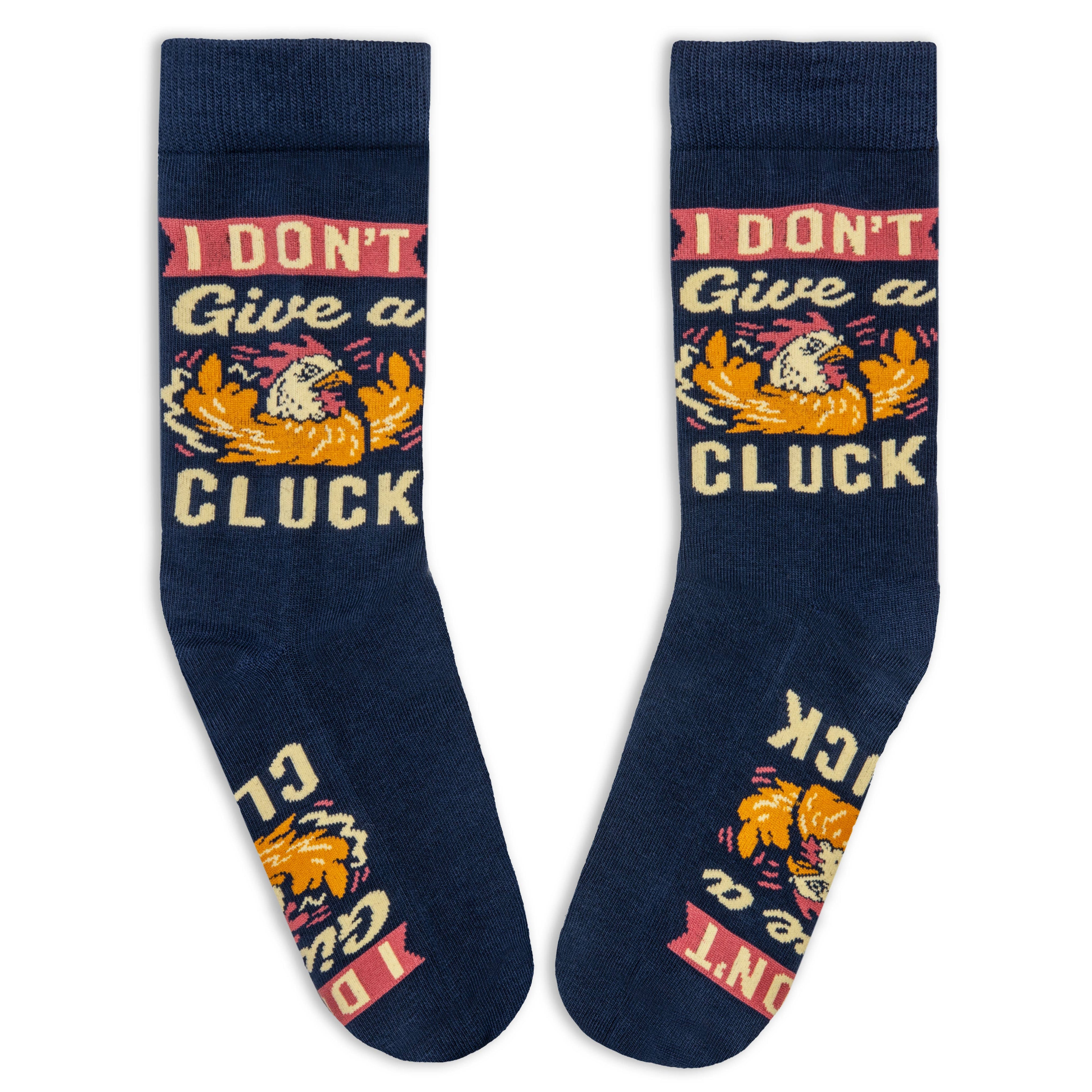 I Don't Give a Cluck Chicken Socks Gift for Women and Men