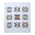 Virah Bella "Autumn Star" Quilted 50x60 Throw Blanket