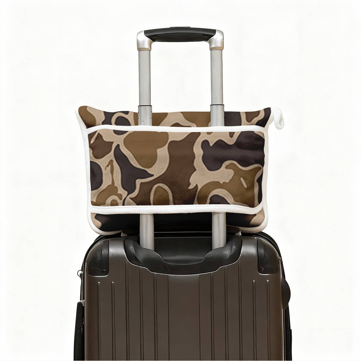 "Duck Camo" Plush Travel Blanket with Matching Case