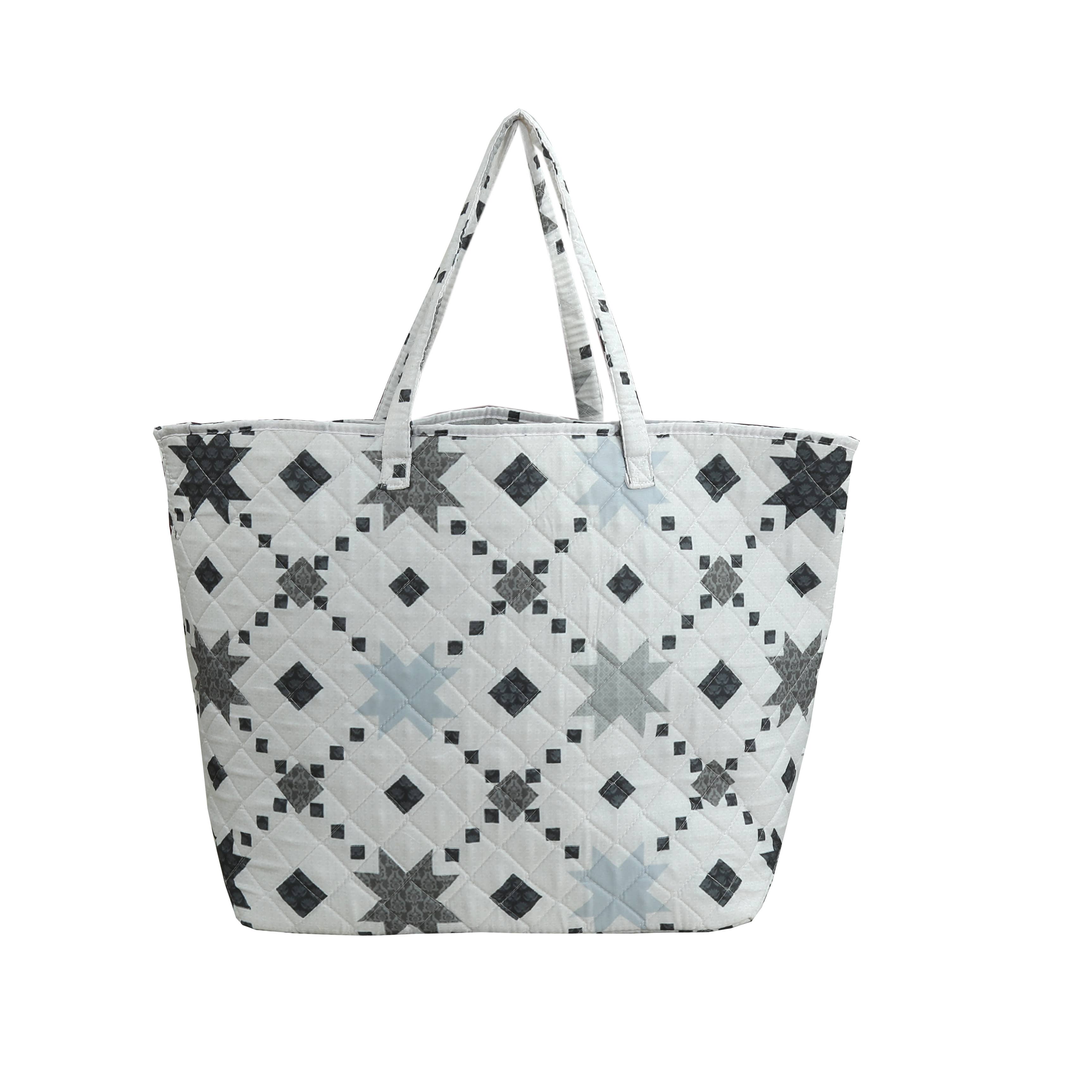 "Midnight Star" Designer Quilted Tote Bag