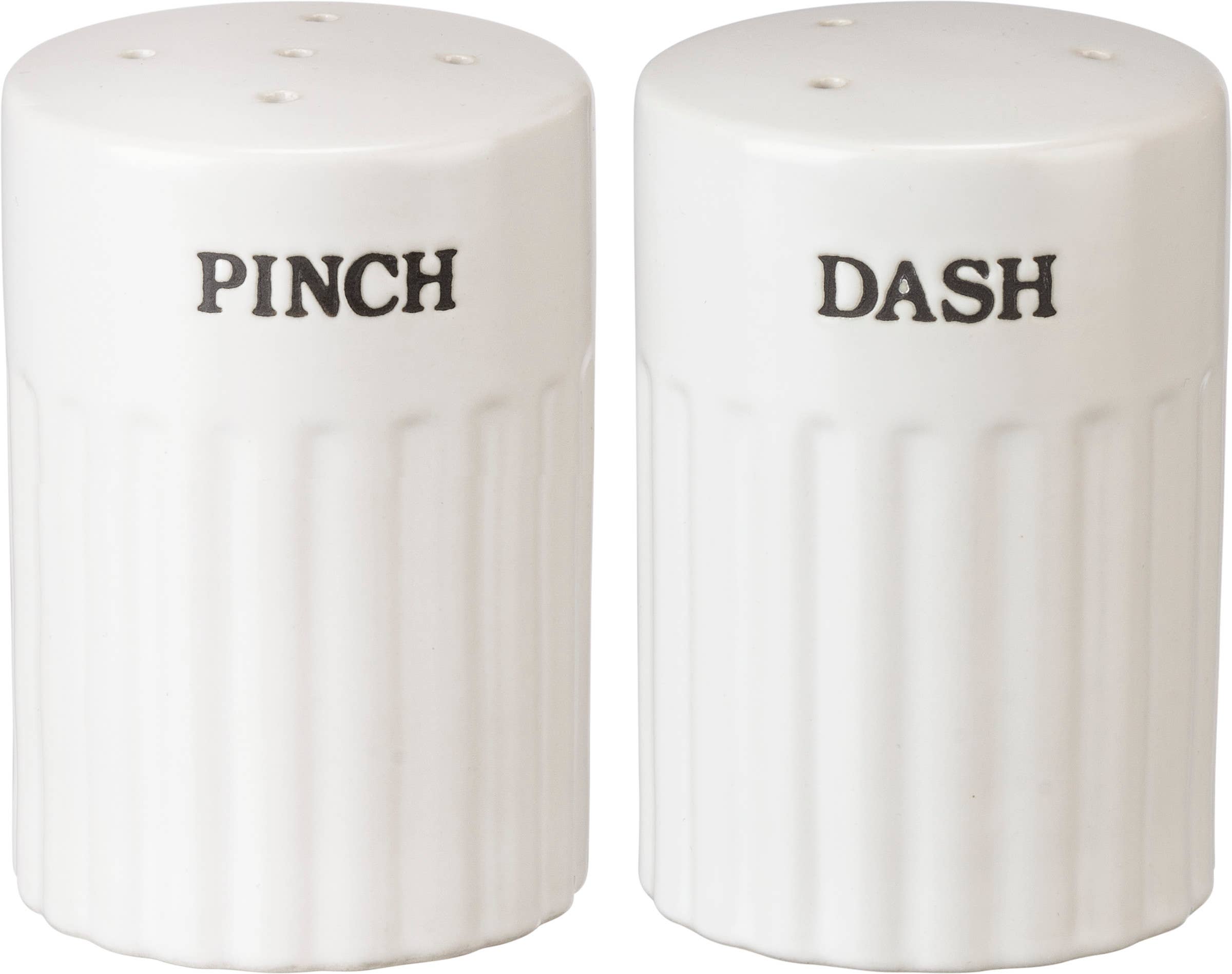 Pinch Dash Salt and Pepper Shakers