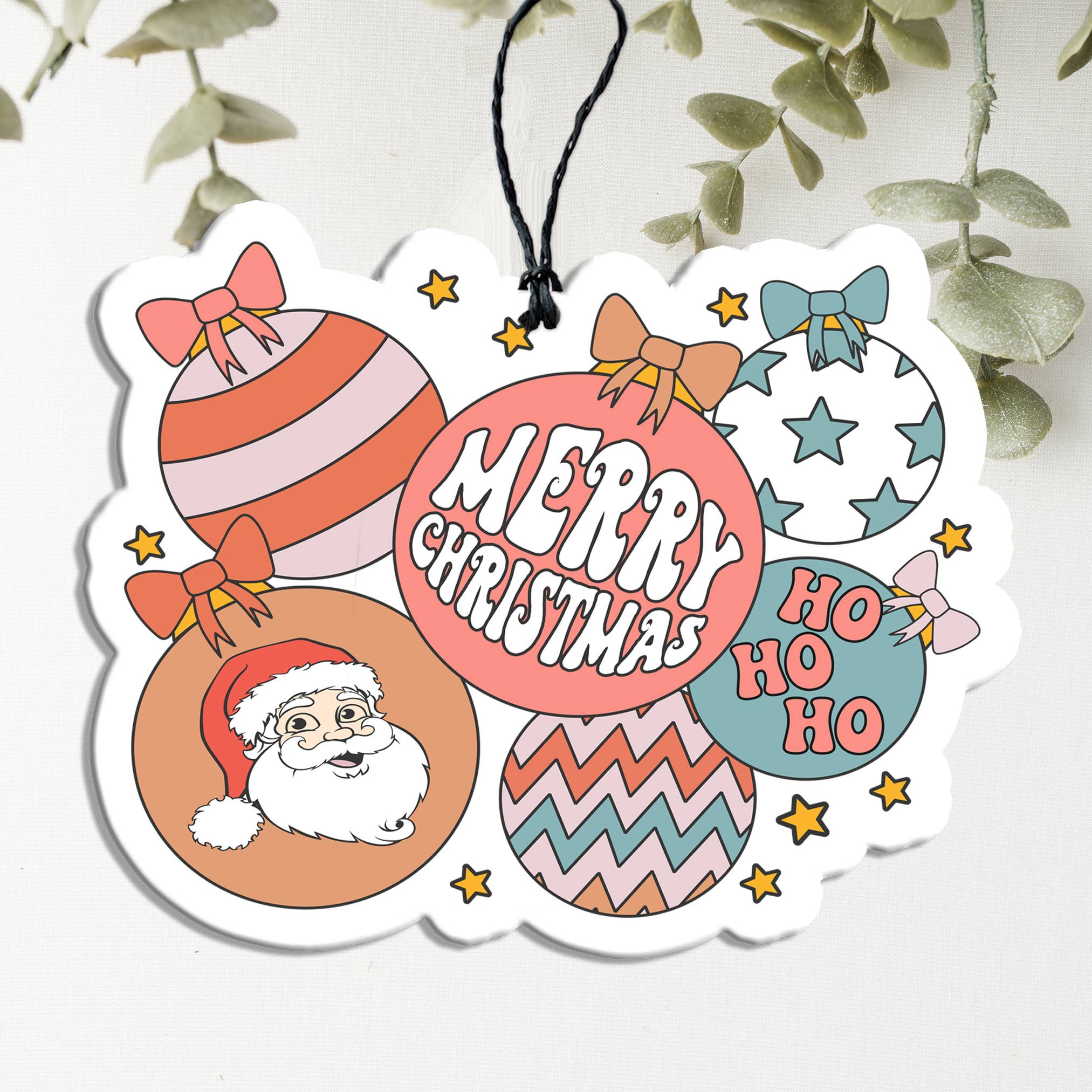 Naughty List, Hanging Air Freshener Christmas for Cars