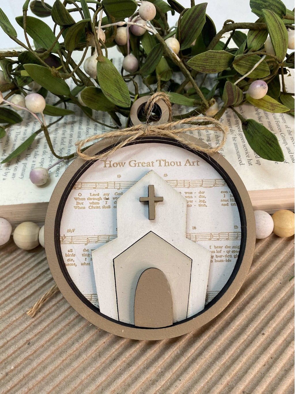 How Great Thou Art Ornament or Gift Tag