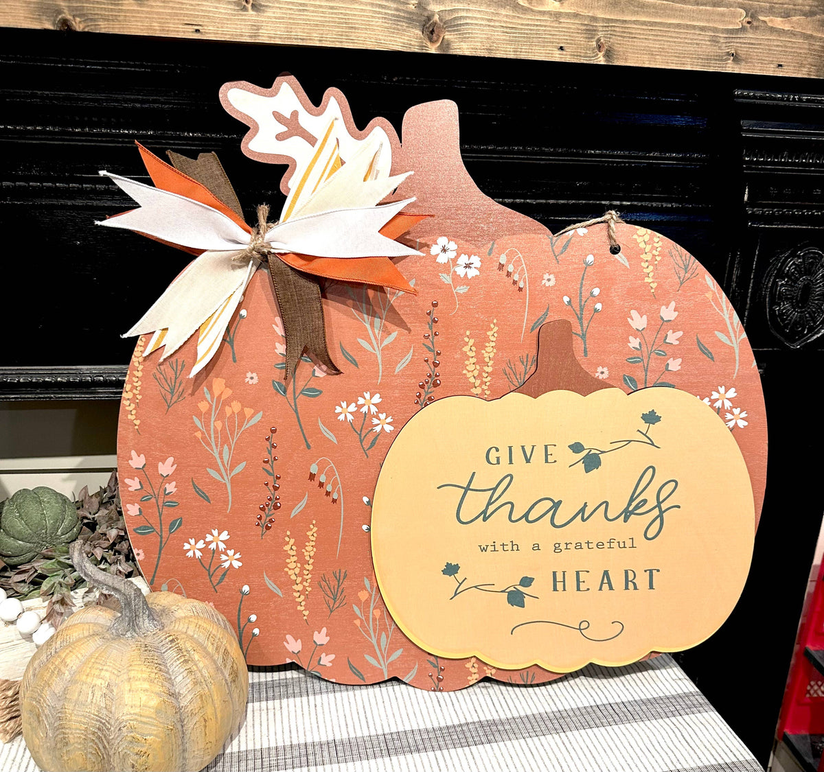 Give Thanks Pumpkin