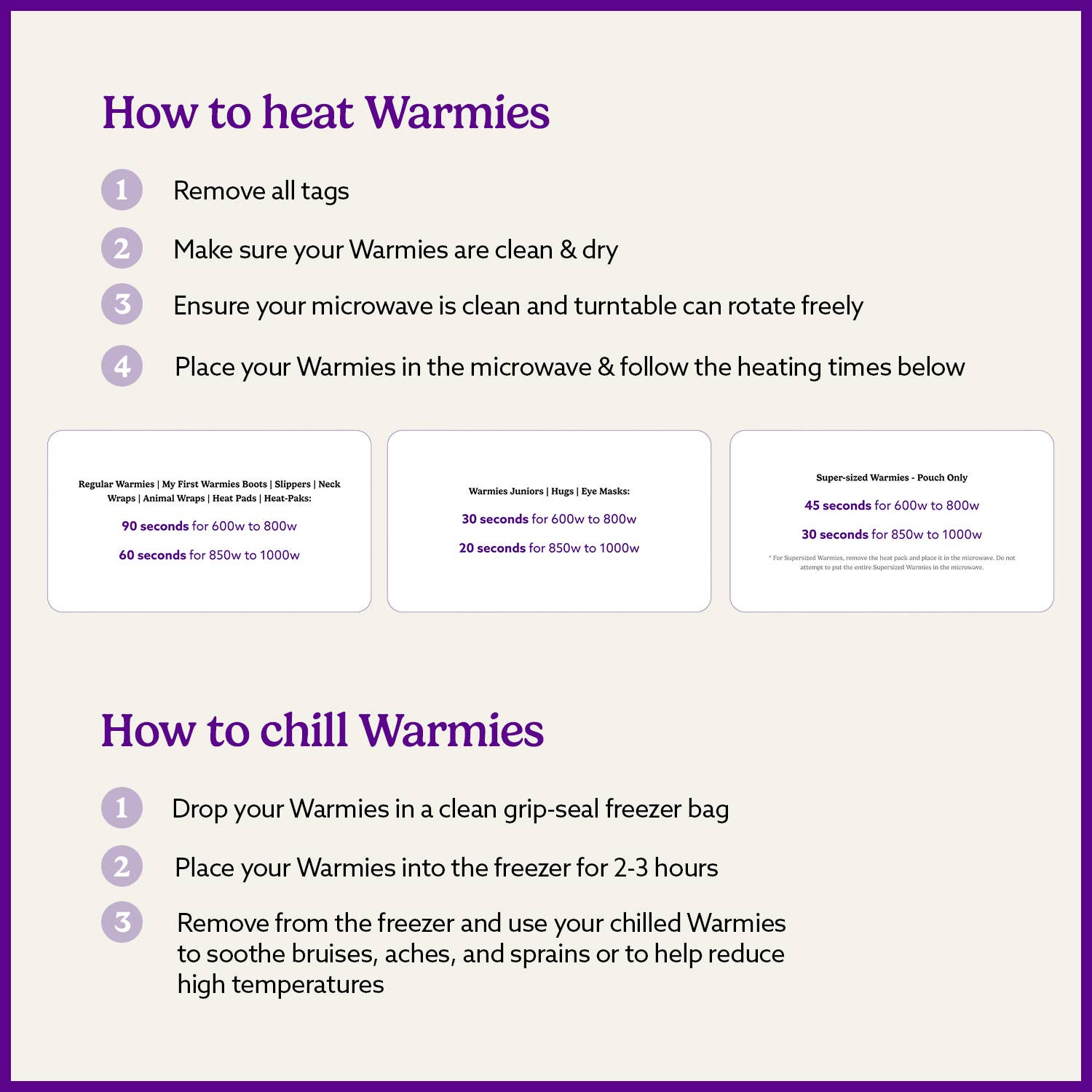 Marshmallow Brown Warmies Eye Mask