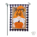 Fall Gnome Burlap 2-Sided Garden Flag 12.5x18"