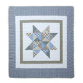 Virah Bella Plaid Star Patchwork Quilted Throw Blanket