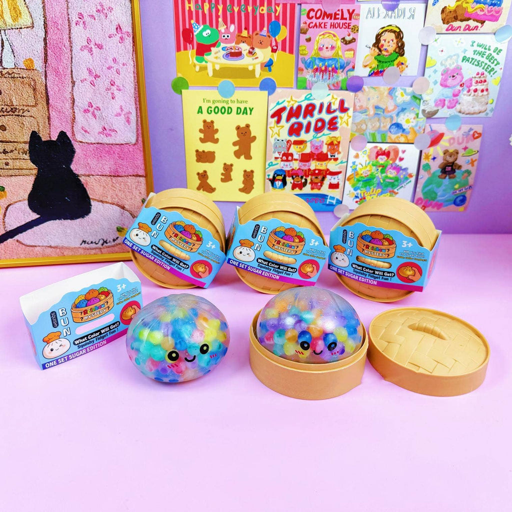 Bead Filled Dumpling Shape Squishy Soft Squeeze Stress Toy