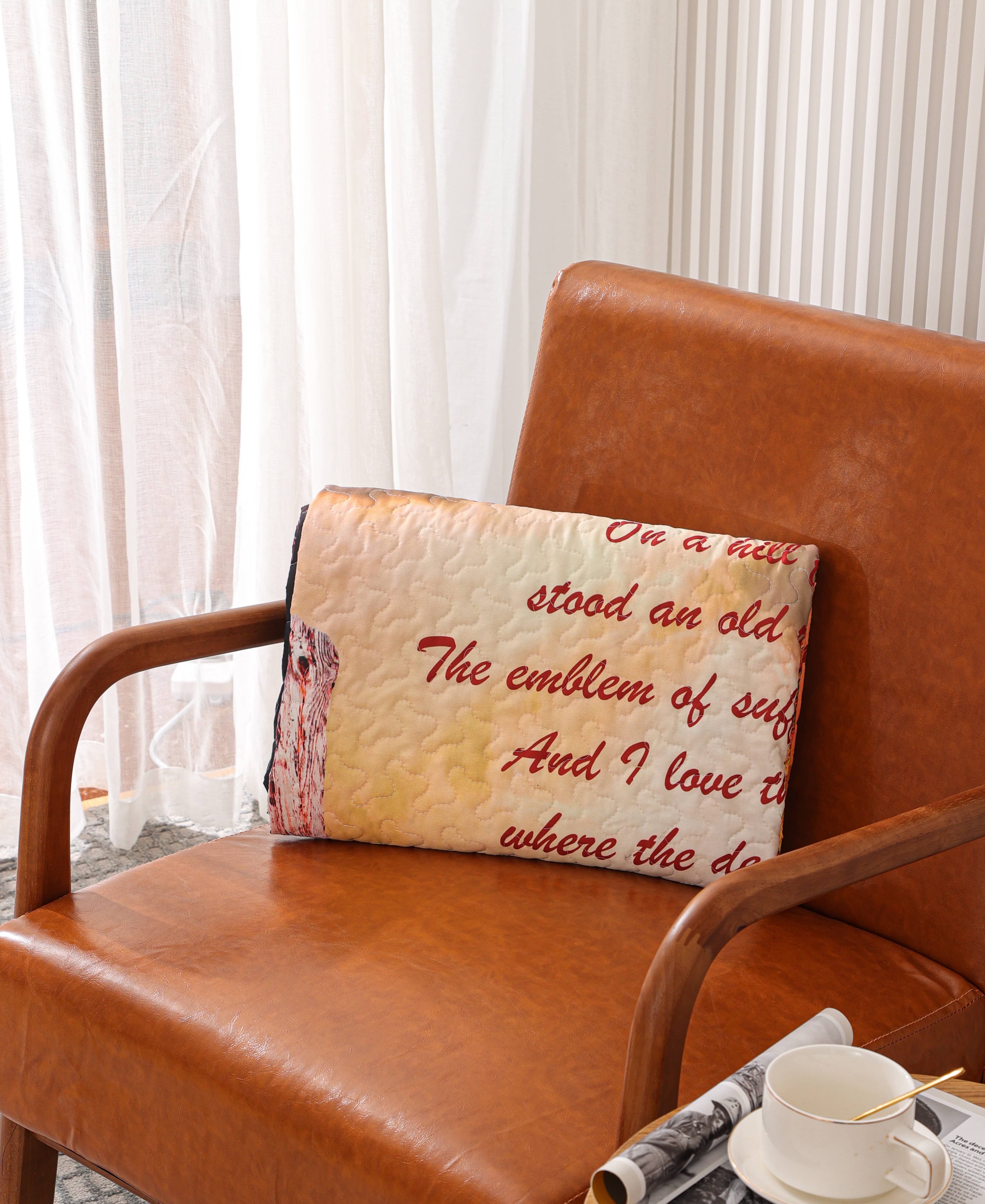 Old Rugged Cross Inspirational Quilted Throw