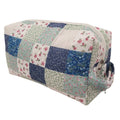 "Floral Delight" Designer Quilted Vanity and Travel Bag