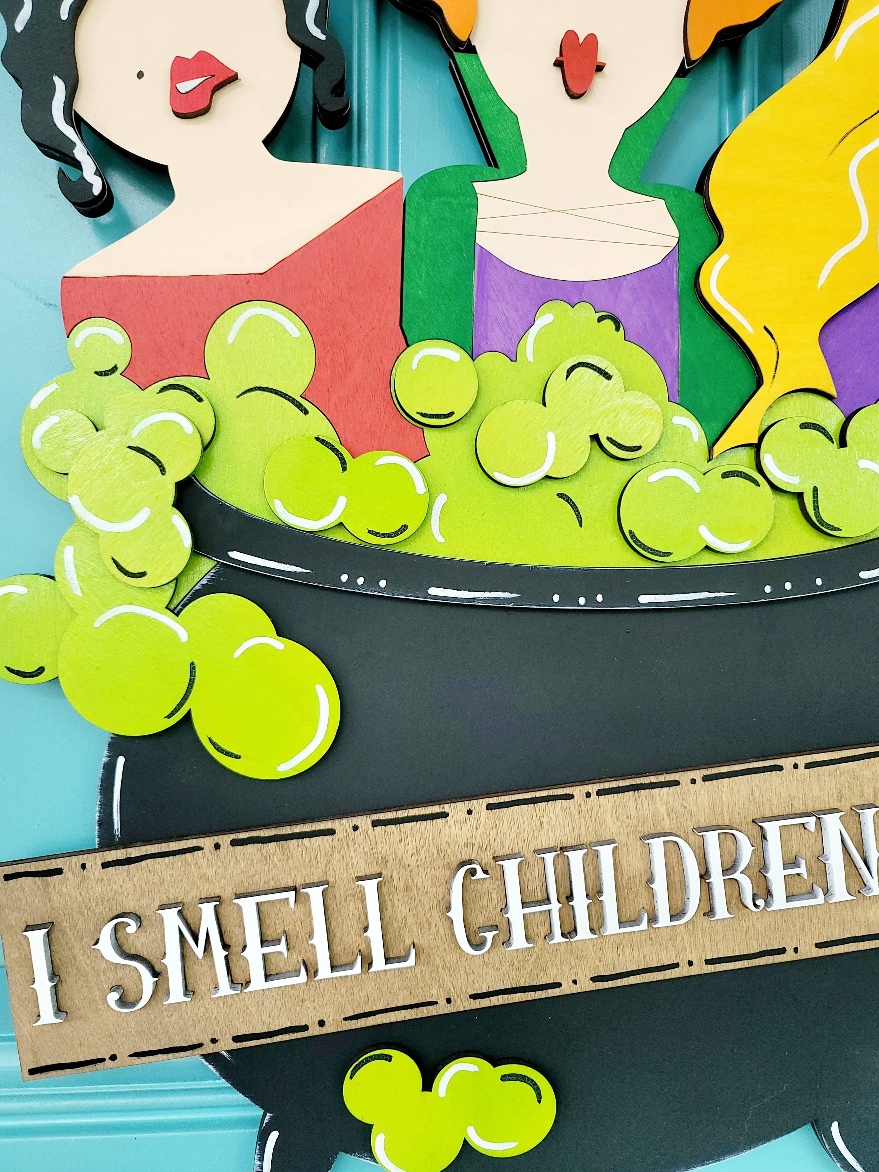 DIY Hocus Pocus Coldren Door Hanger