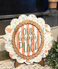 Mini Round Sign - 10" - Our Happy Place