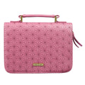 Bible Cover Fashion Pink Grace Badge