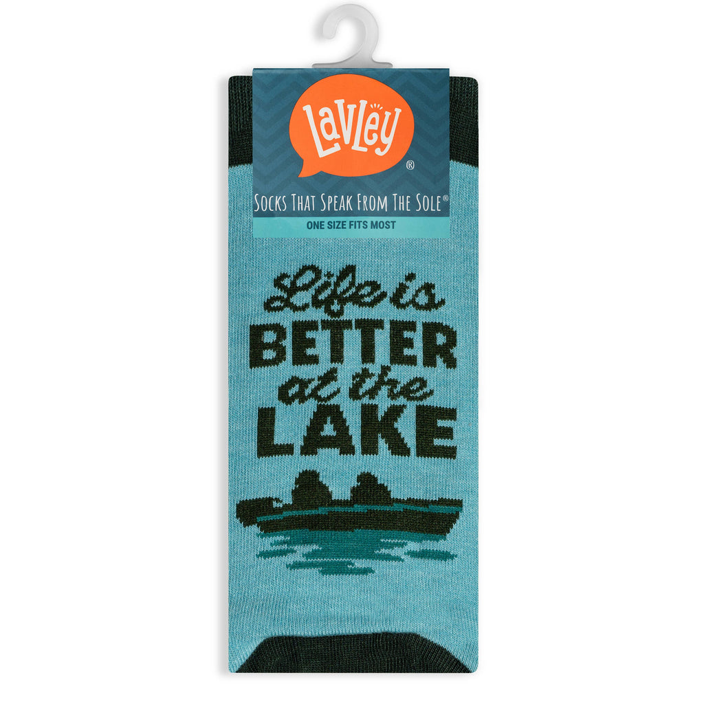 Life Is Better At The Lake Socks