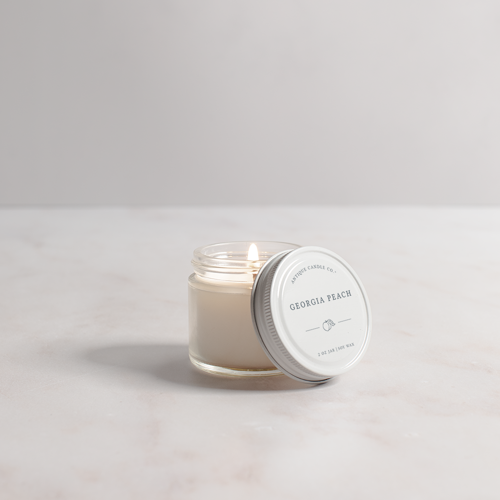 Georgia Peach - Soy Wax Mason Jar Candle