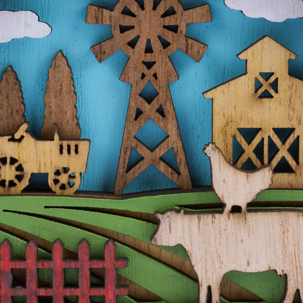 Barn Magnetic Ornament