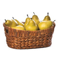 Natural Hyacinth Tub w/Cutout Handles
