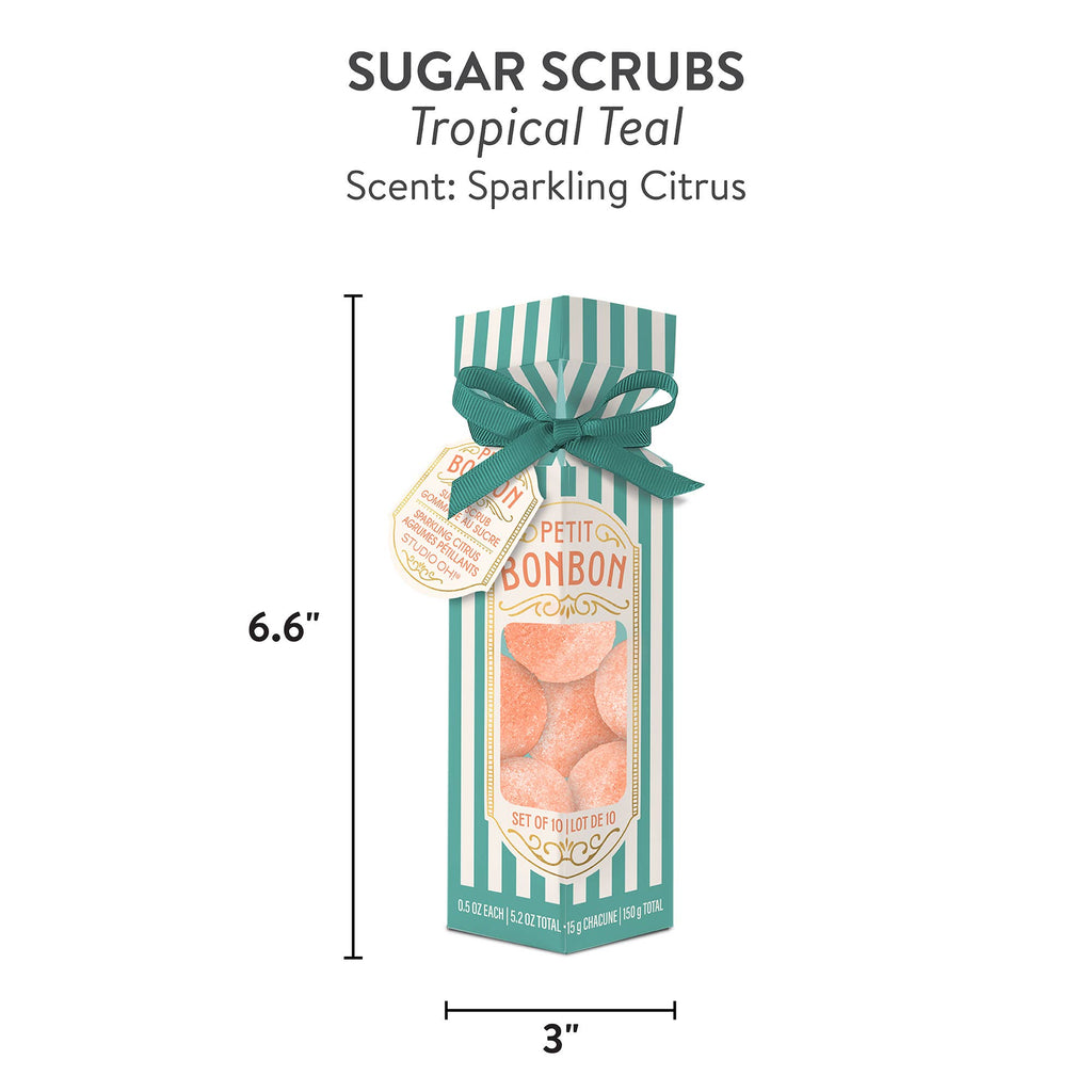 Petit Bonbon Tropical Teal Sugar Scrub