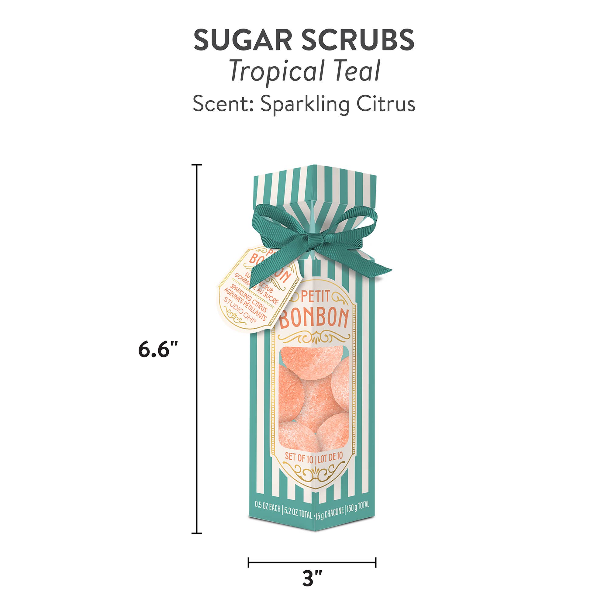 Petit Bonbon Tropical Teal Sugar Scrub