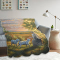 Come Unto Me Amazing Grace Scripture Quilted Throw