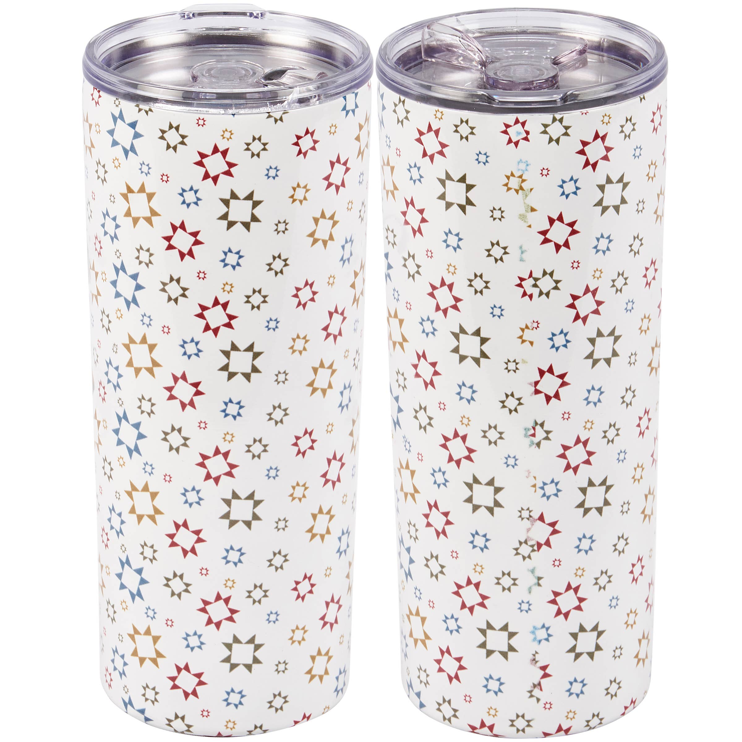 Star Quilt Coffee Tumbler