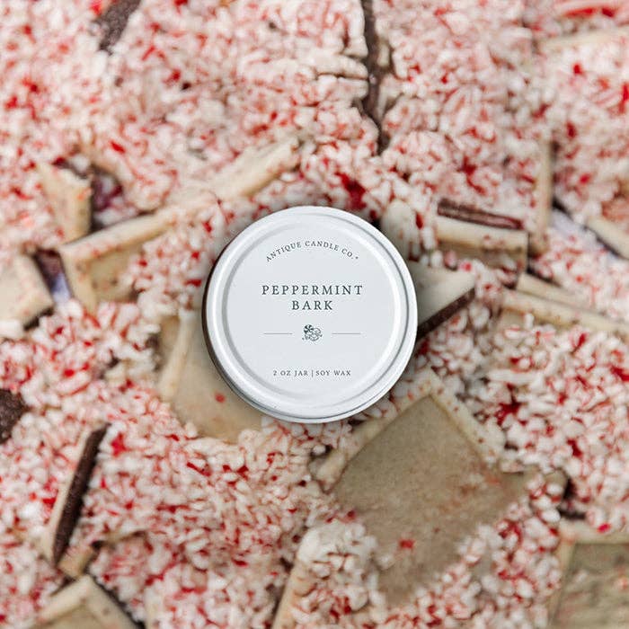 Peppermint Bark - Soy Wax Candle