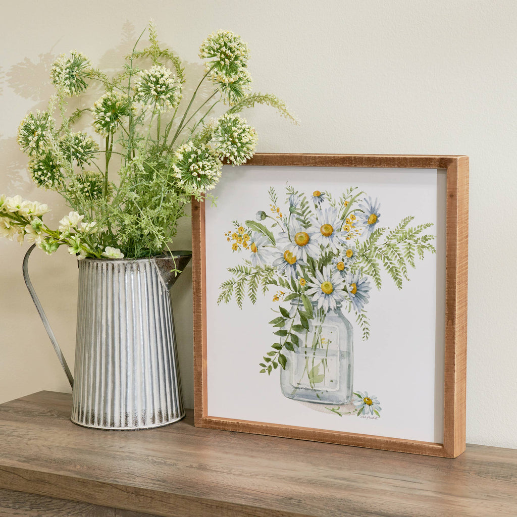 Daisy Inset Box Sign