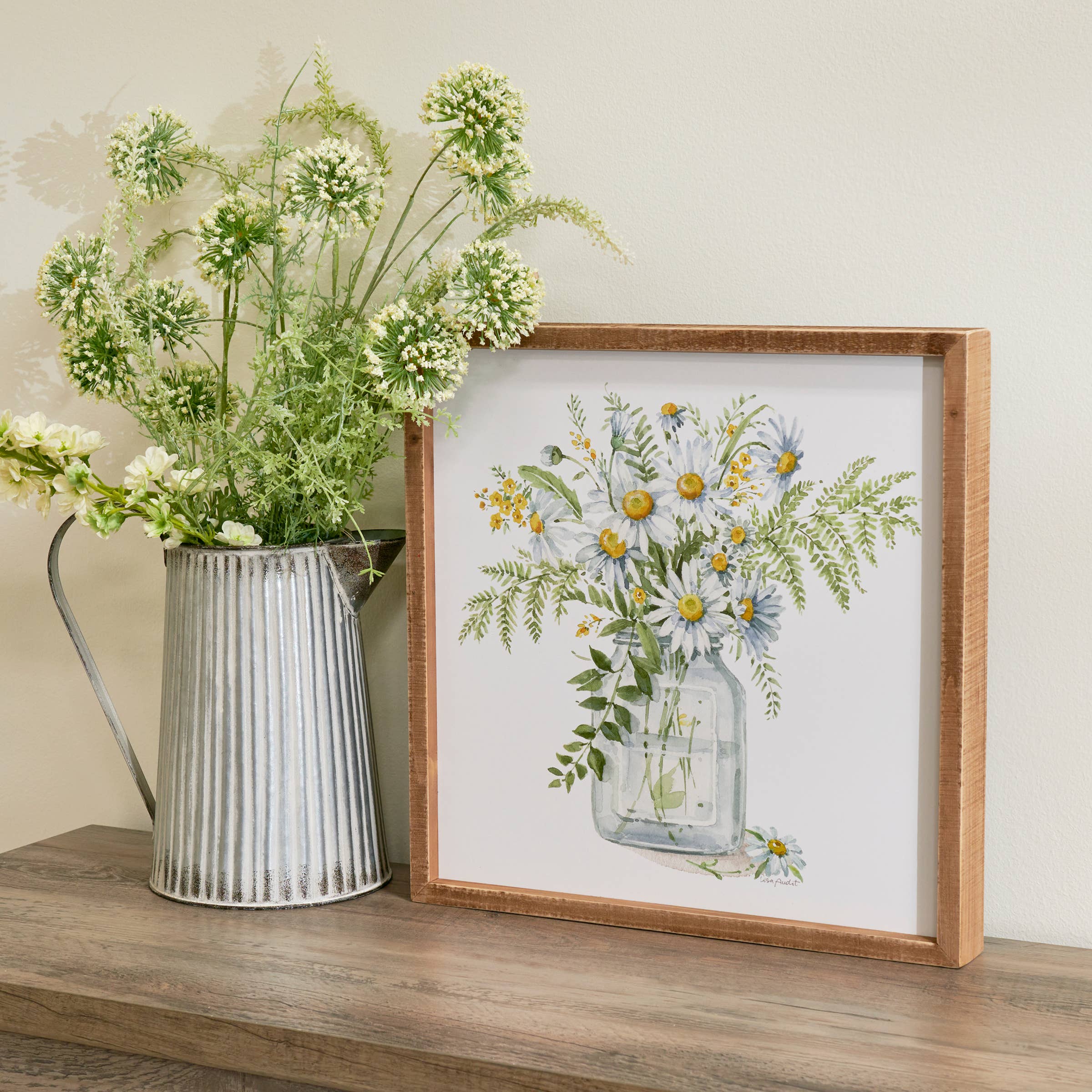 Daisy Inset Box Sign