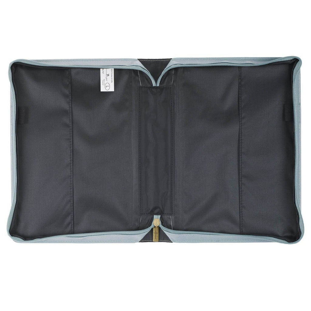 Bible Cover Fashion Teal Trust Prov. 3:5
