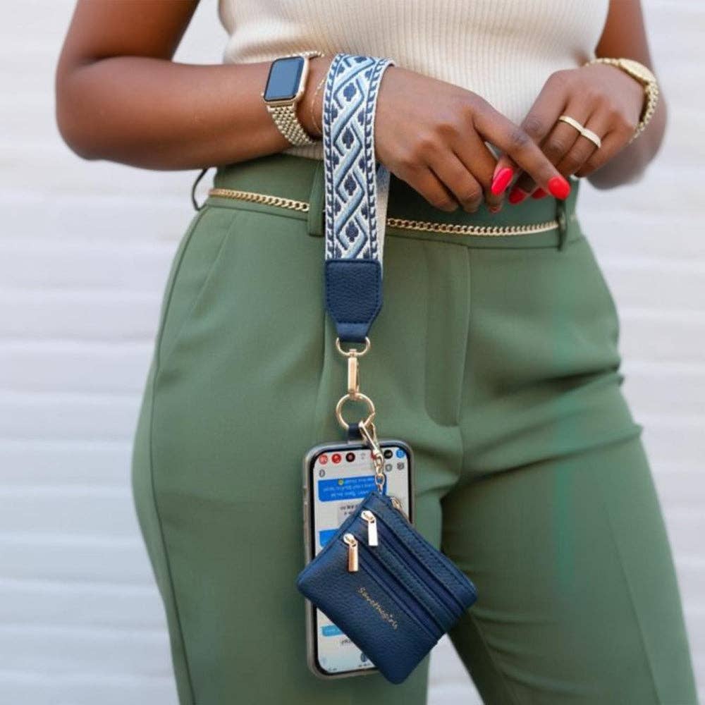 Clip & Go Strap w/Zippered Pouch XOXO