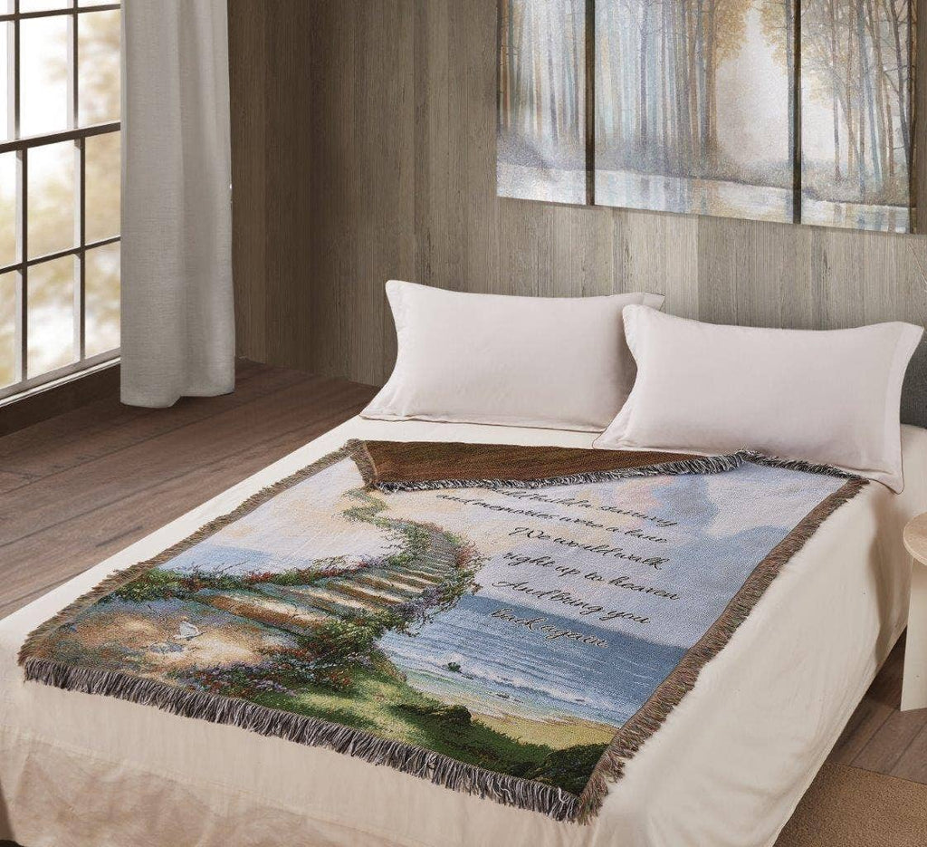 Stairway to Heaven Woven Tapestry Throw