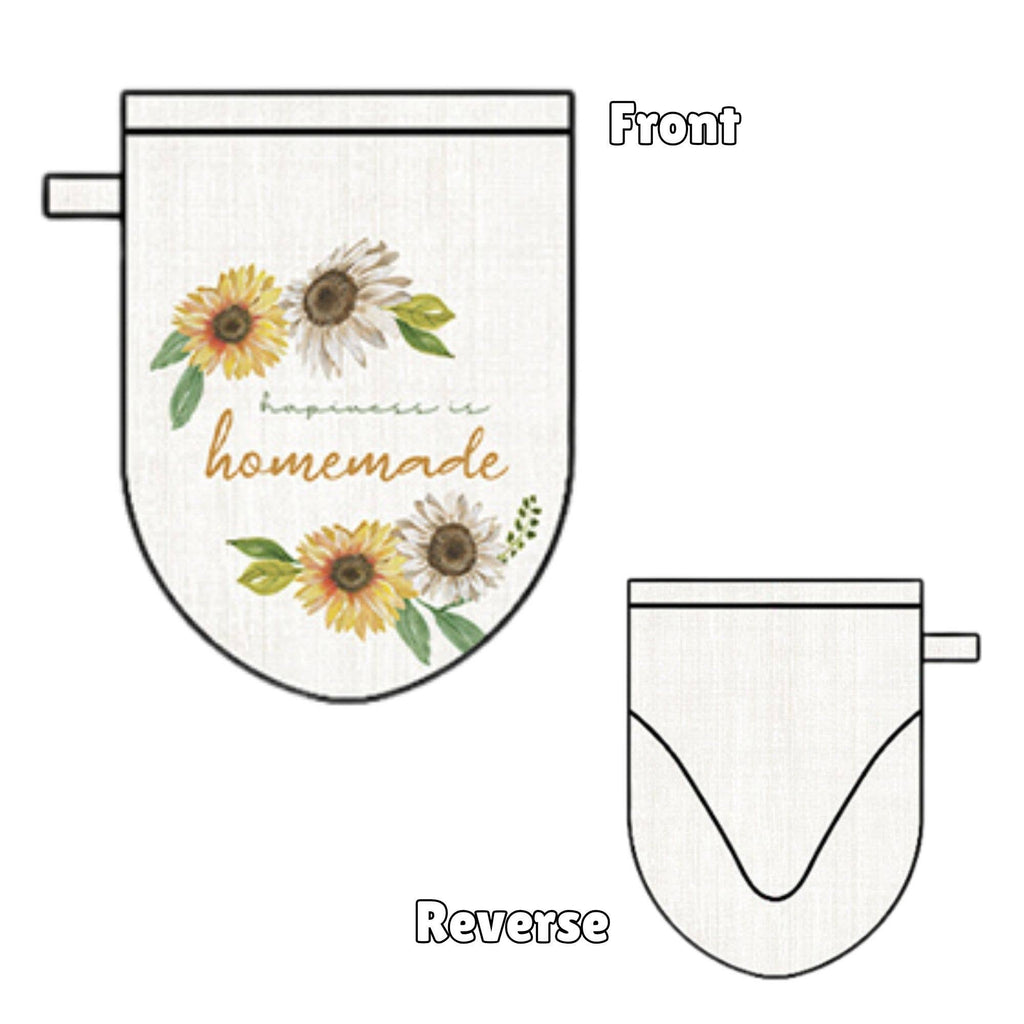 "Sunflower Spectacular" Floral-Themed Grabber Mitt