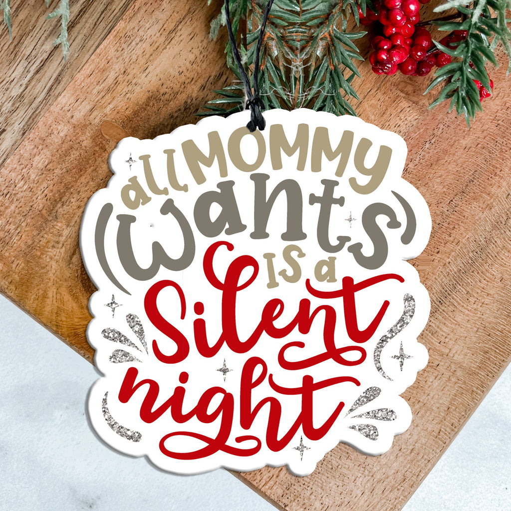 Naughty List, Hanging Air Freshener Christmas for Cars