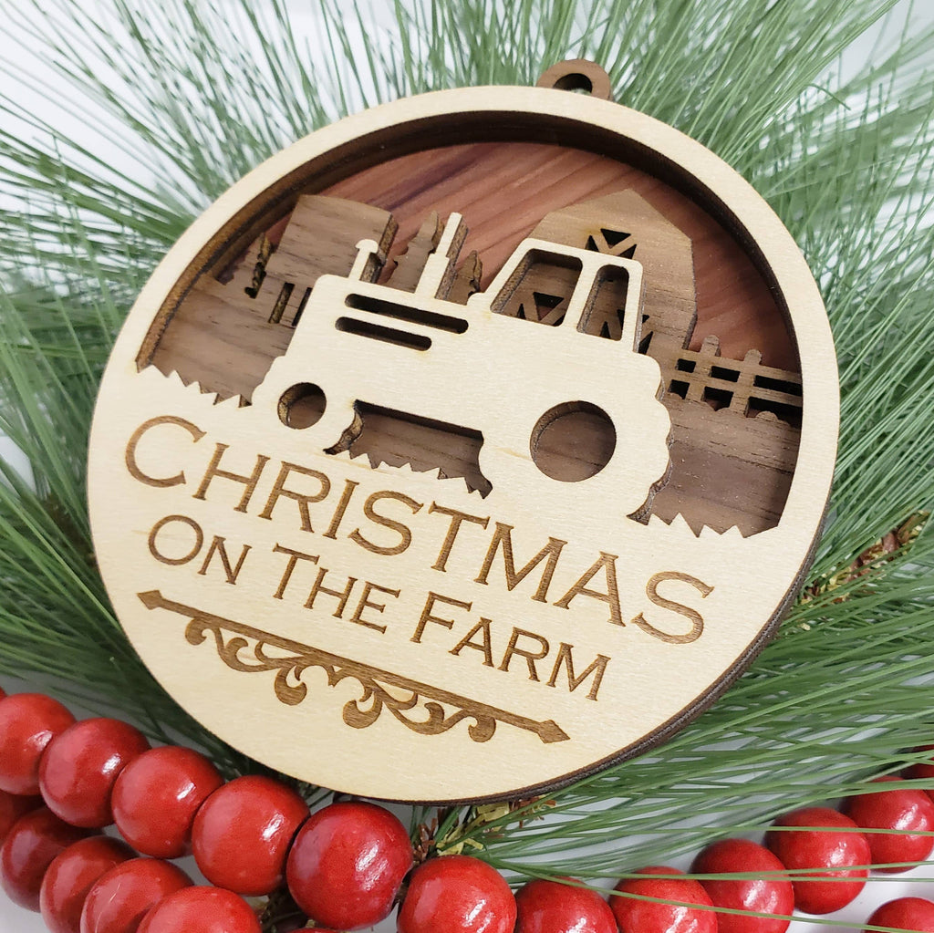 Christmas on the Farm - Tractor