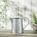 Galvanized Metal Vase with Bird | Farmhouse Decor