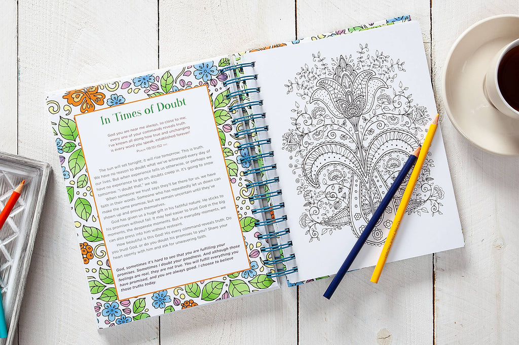 A Little God Time for Women (Devotional Coloring Book)