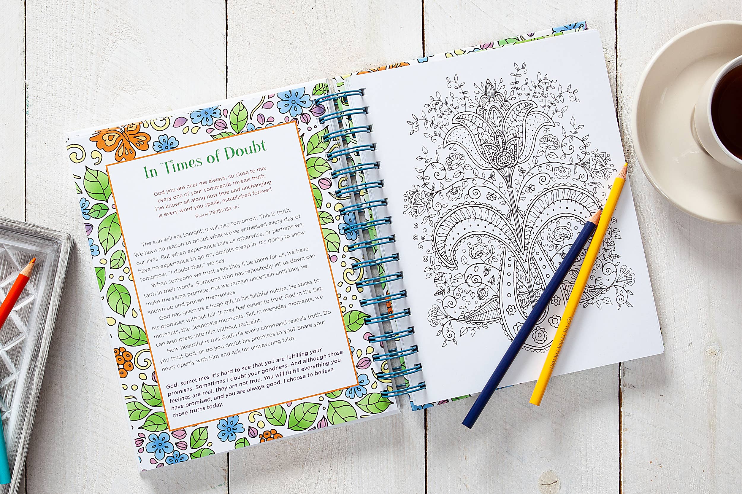 A Little God Time for Women (Devotional Coloring Book)