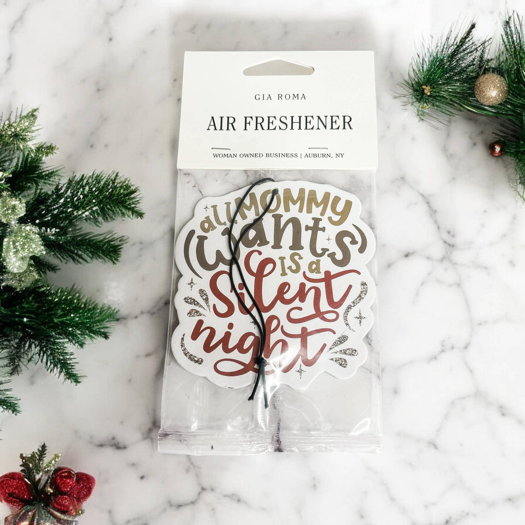 Naughty List, Hanging Air Freshener Christmas for Cars