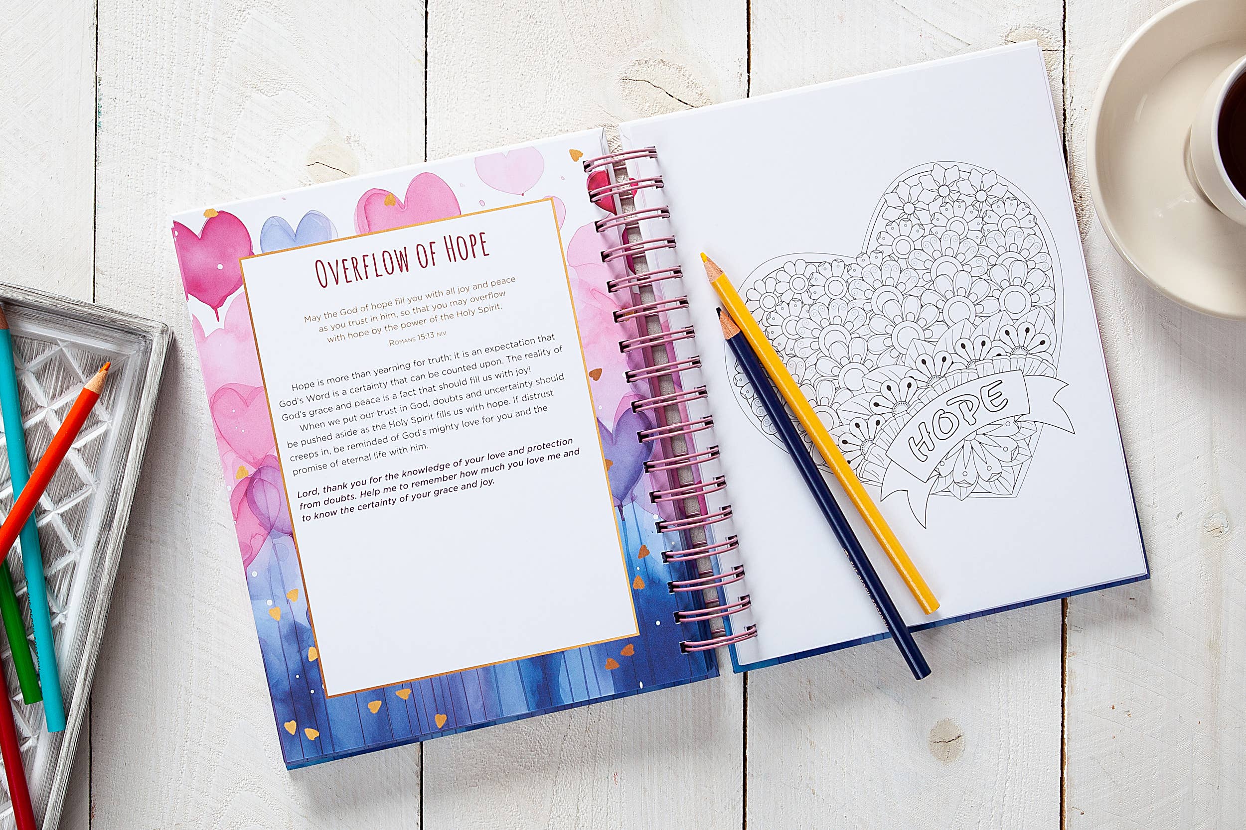 Joyful Hearts (Devotional Coloring Book, Fall Reading)