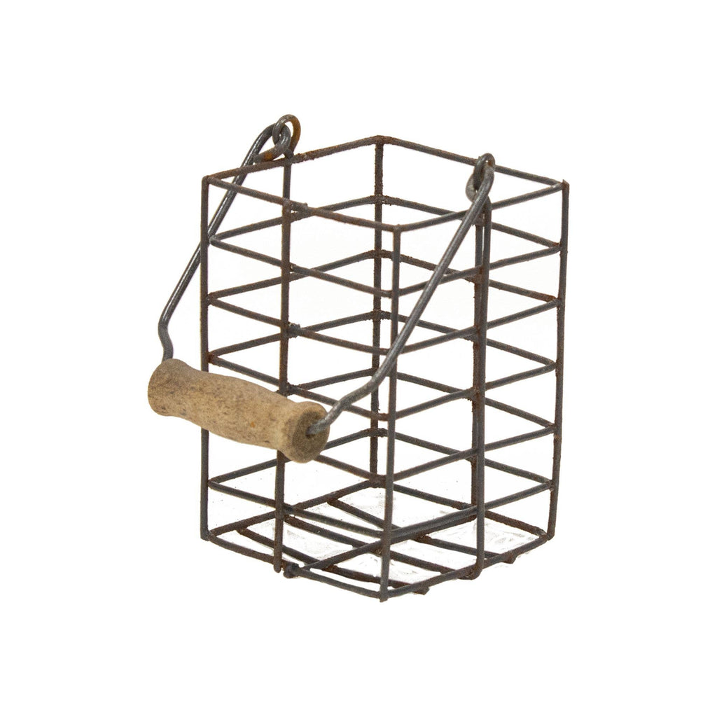 Mini Wire Tall Basket w/Handle
