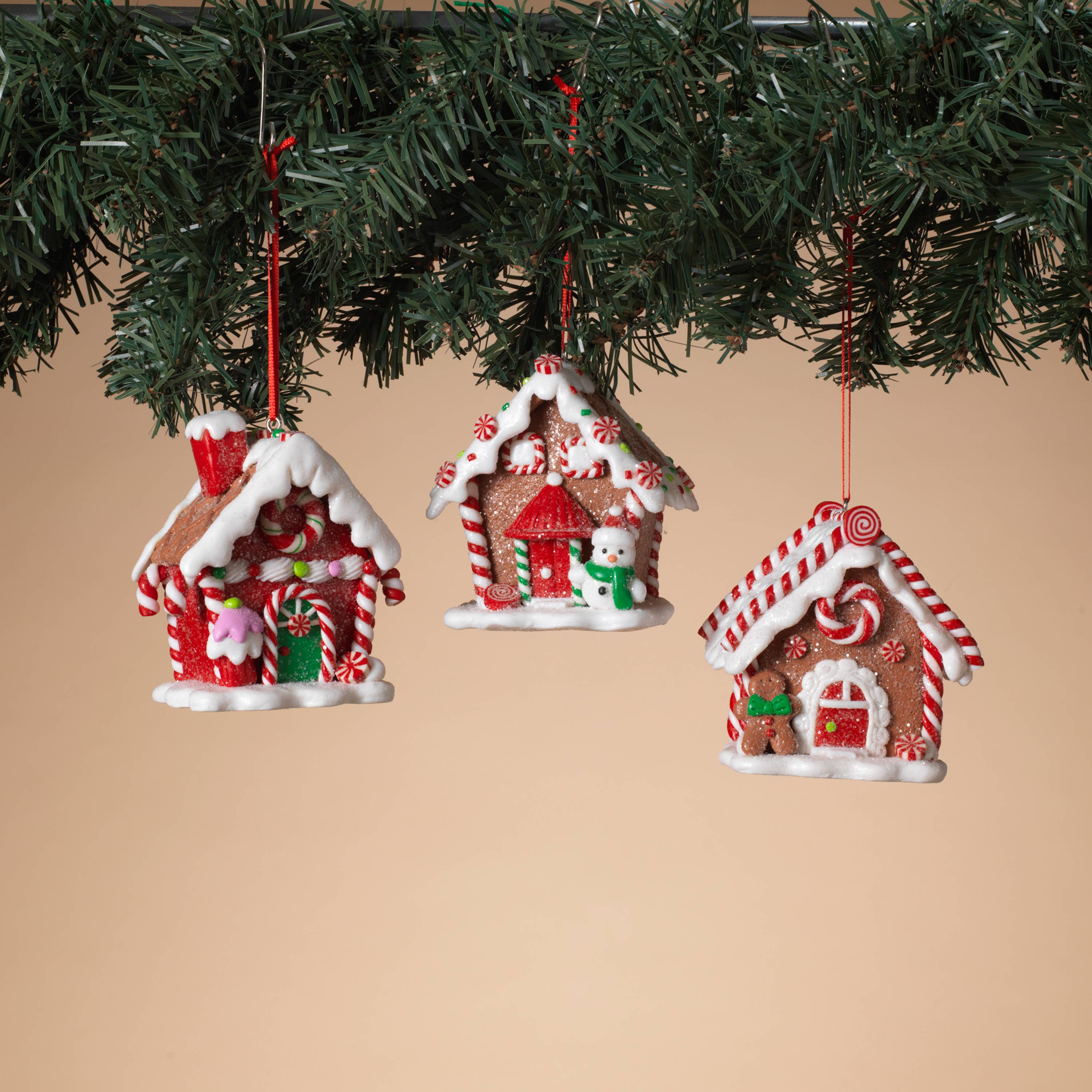 Christmas 3"H Clay Dough Holiday Gingerb